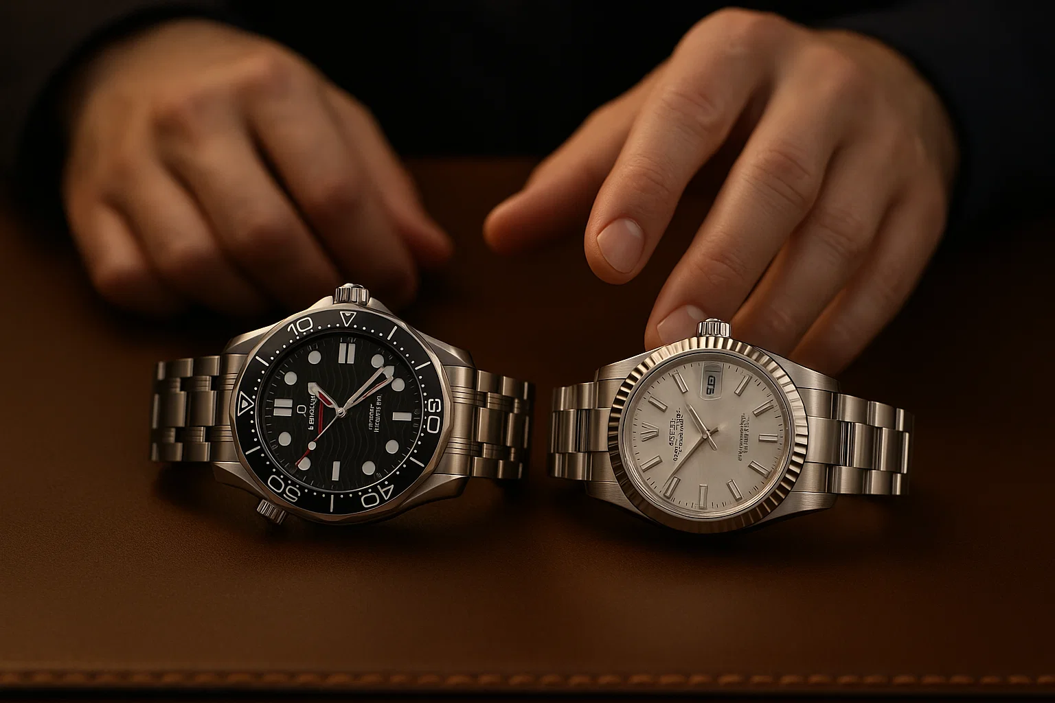Omega vs Rolex Replicas