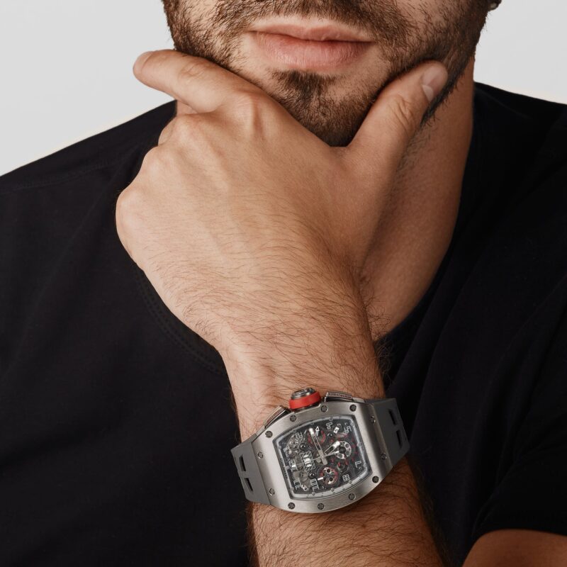 Richard Mille RM 011 FM ‘Polo de Deauville’ White Gold Titanium Watch Replik