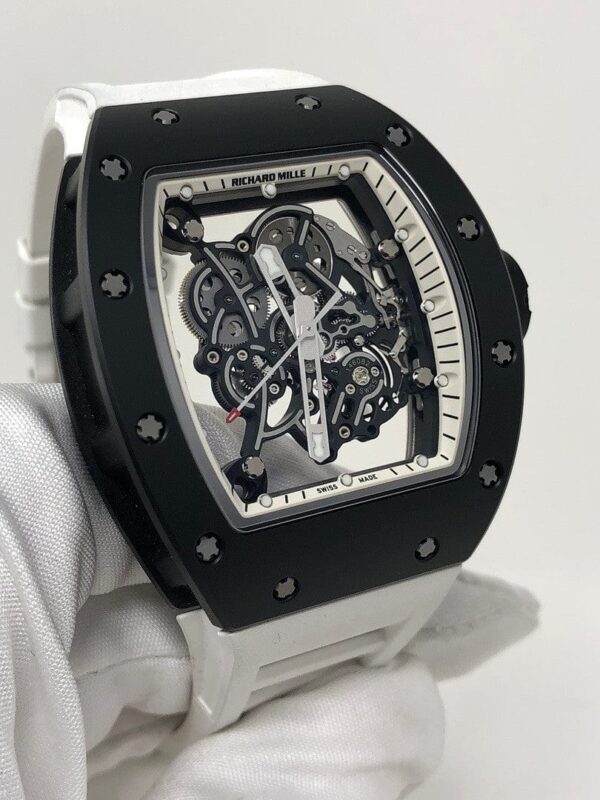 Richard Mille RM 055 Bubba Watson White Drive Ceramic Americas Watch Replik