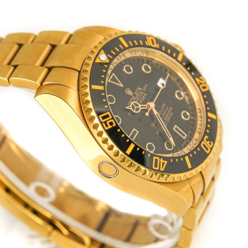 Rolex 116660 Sea-dweller Aftermarket Stainless Steel Covered With Gold Men’s Watch Replik