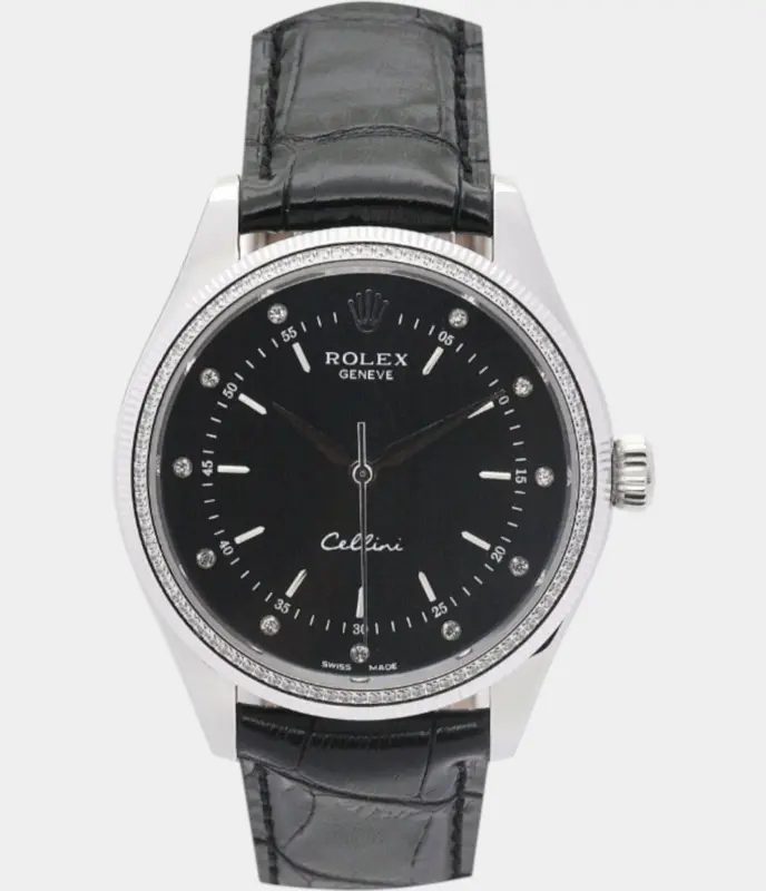 Rolex Cellini Quartz Men’s Luxury Watch Elegant Stainless Steel Case Replik