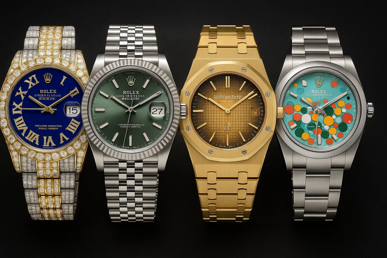 display stylish replica watches