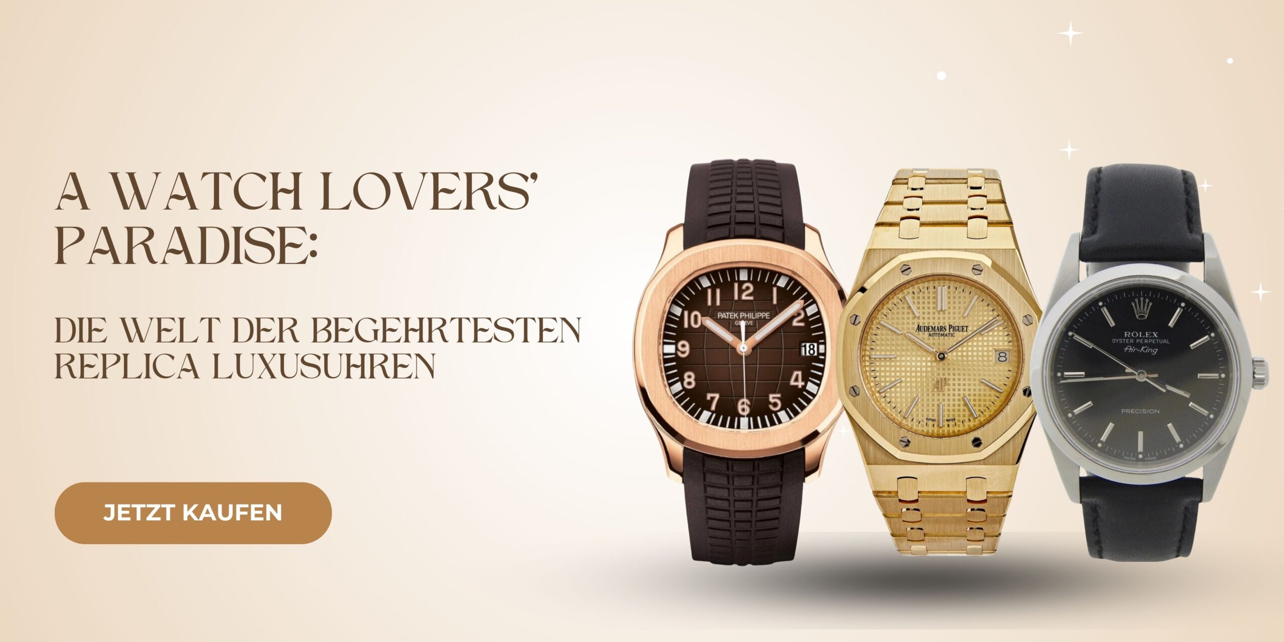 A Watch Lovers’ Paradise Die Welt der begehrtesten Replica Luxusuhren