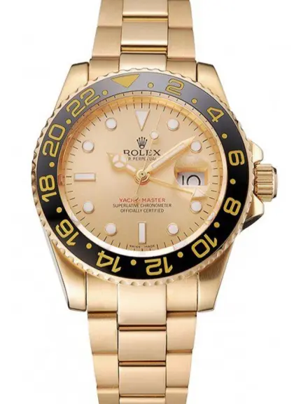 Rolex GMT-Master II 1453749 Gold Dial Men’s Luxury Watch