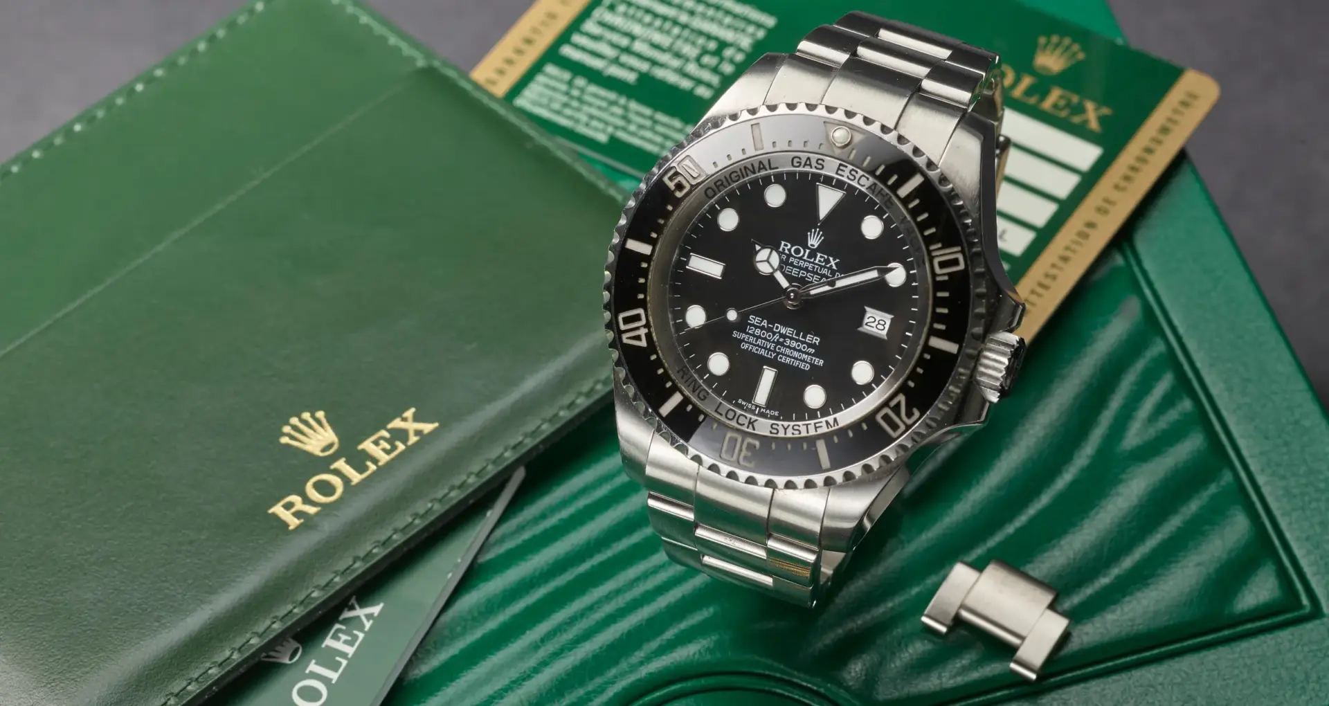 Rolex Sea-Dweller 116660 Deepsea Steel Automatic Fullset Watch Replik
