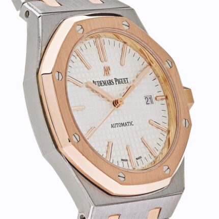 audemars-piguet-royal-oak-15400sr-oo-1220sr-01-two-tone-stainless-steel-rose-gold-white-dial